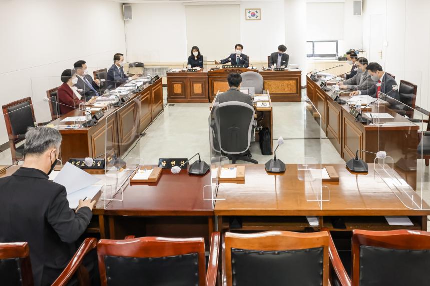 제292회 임시회 제1차 건설재정위원회