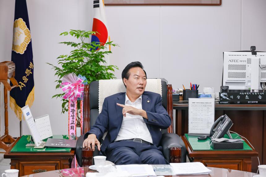 6019부대 1대대장님 의장실방문 - 6