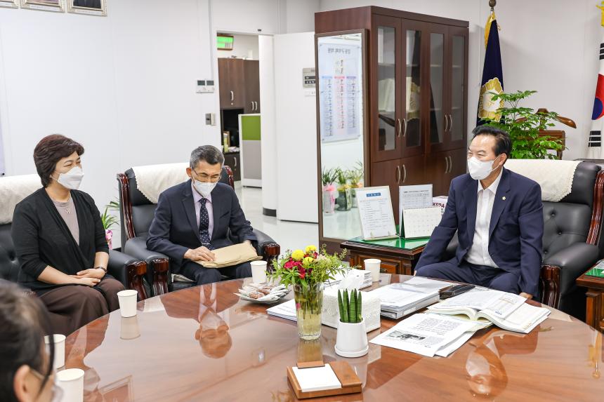 강동지역아동센터 연합회 회장외 의회방문 - 2