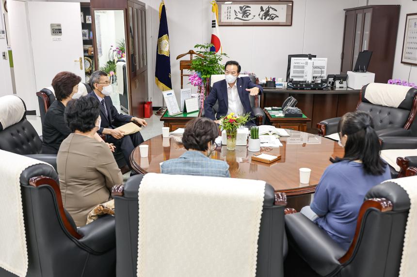 강동지역아동센터 연합회 회장외 의회방문 - 4