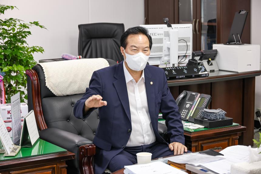 강동지역아동센터 연합회 회장외 의회방문 - 6