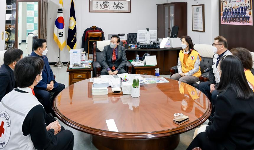 적십자후원금 전달식 - 2