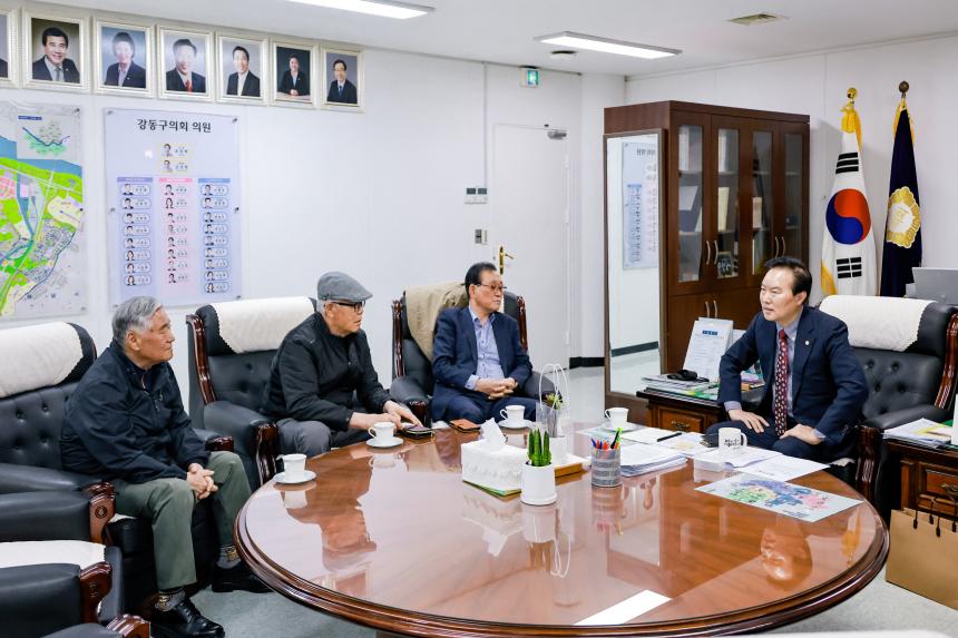 갈산 안산 산치성제 보존회 회장님 방문 - 1