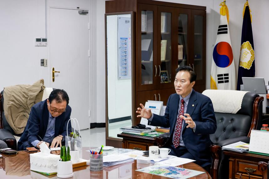 갈산 안산 산치성제 보존회 회장님 방문 - 4