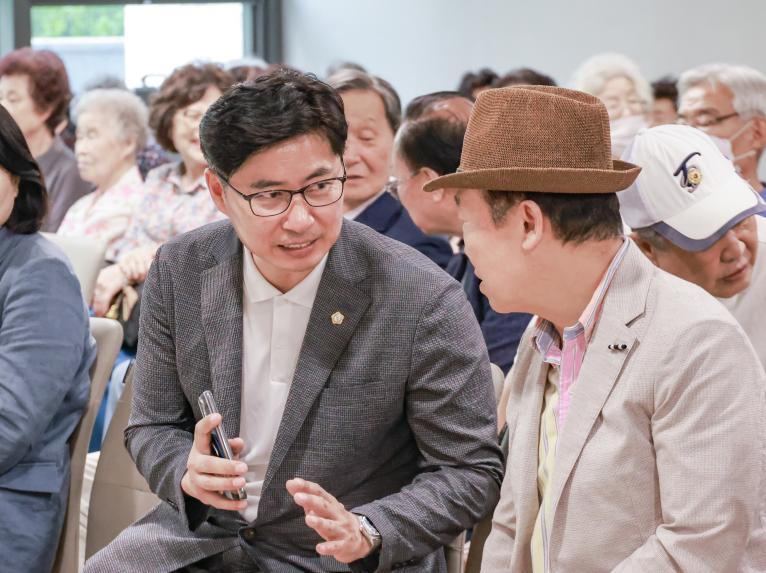 고덕자이 아파트 경로당 개소식 - 2