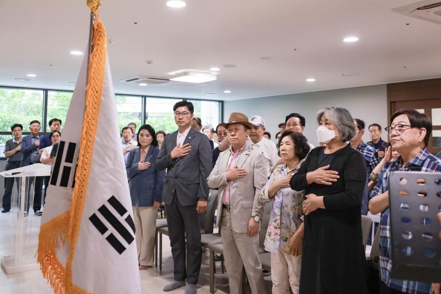 고덕자이 아파트 경로당 개소식 - 3