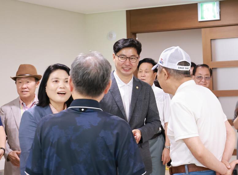 고덕자이 아파트 경로당 개소식 - 10