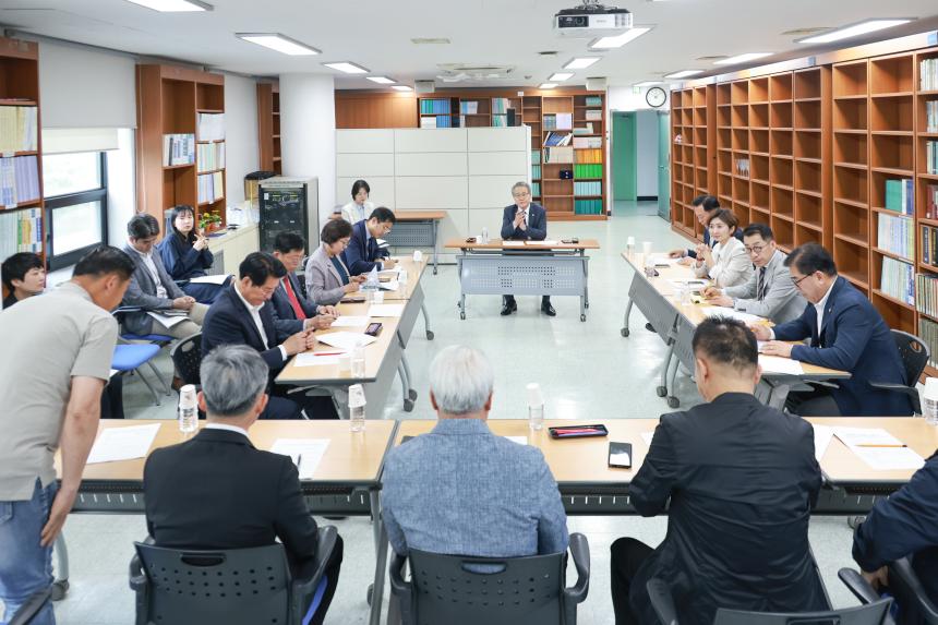 제308회 임시회 건설재정위원회 간담회