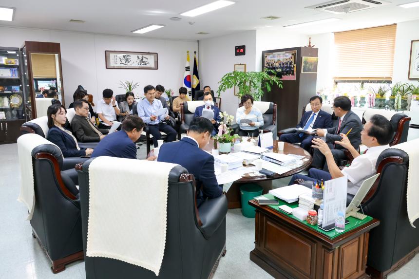 후반기 의장단.상임위원장단 부위원장단 첫회의 - 3