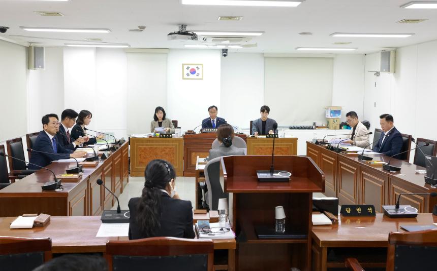 제312회 임시회 제1차 도시건설위원회