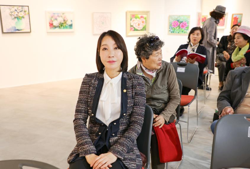 제14회 모란꽃 사생작가 초대전 개막식 - 2