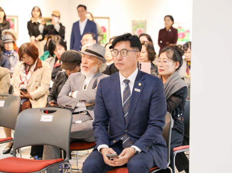 제14회 모란꽃 사생작가 초대전 개막식 - 6