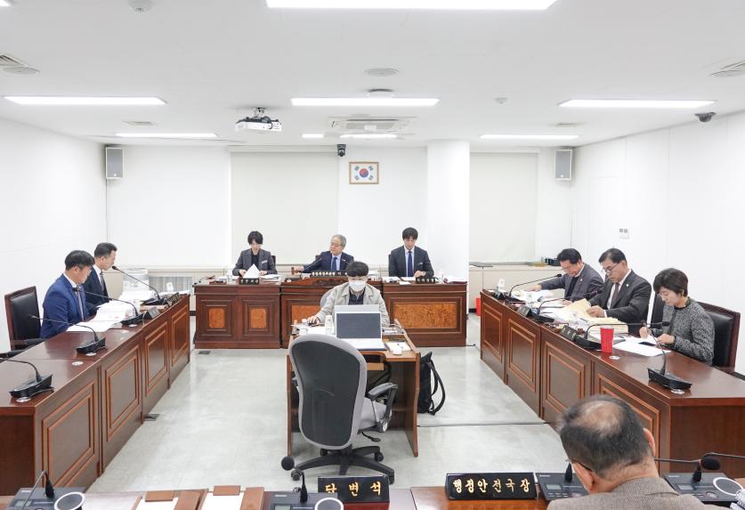제313회 정례회 행정재경위원회(행감9일차)