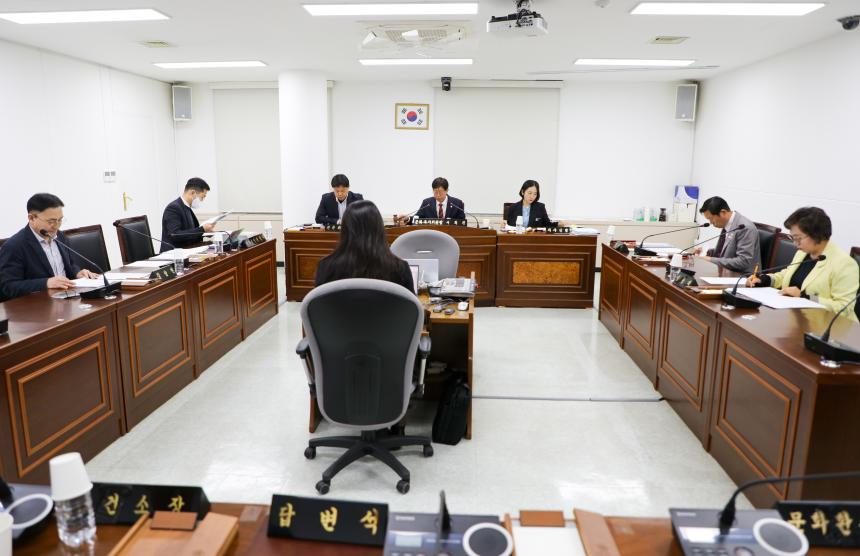 제315회 임시회 제3차 문화복지위원회