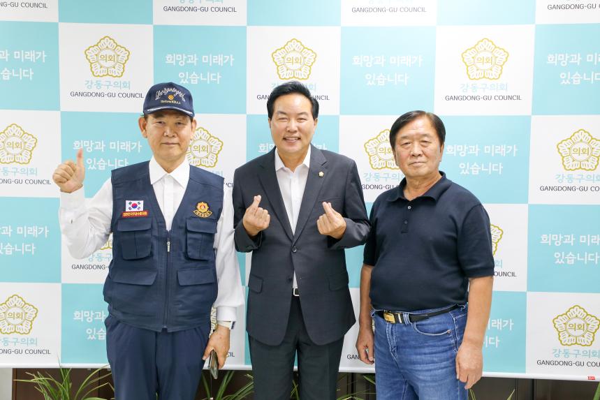 무공수훈자회 신임회장 방문