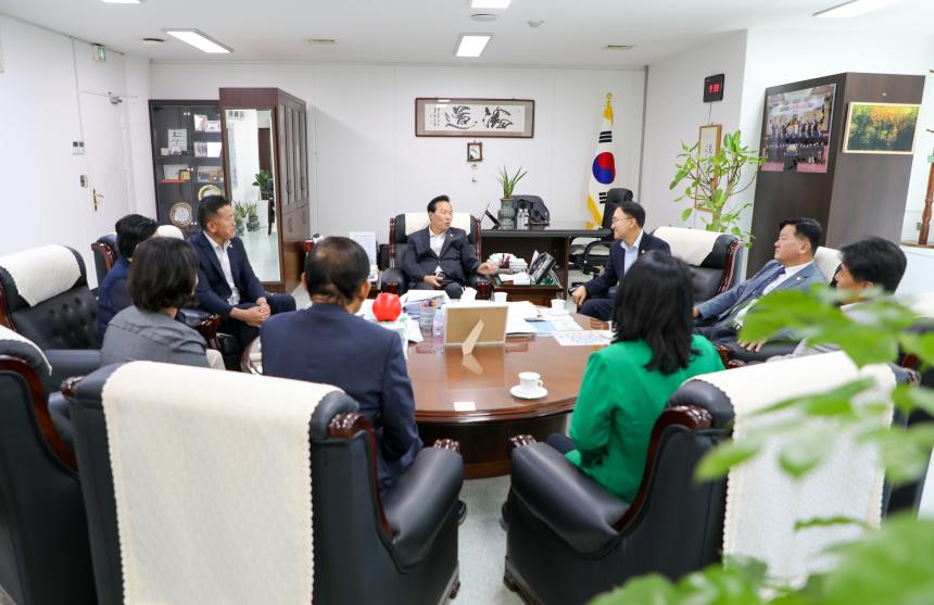 영월군의회 방문