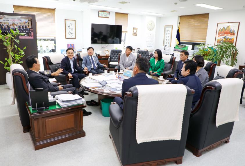 영월군의회 방문