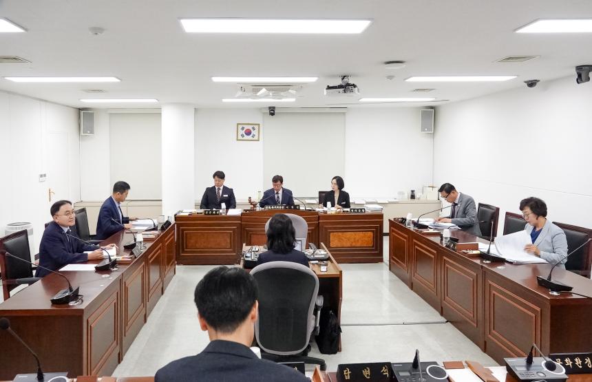 제318회 임시회 제1차 문화복지위원회(2025.09.03)