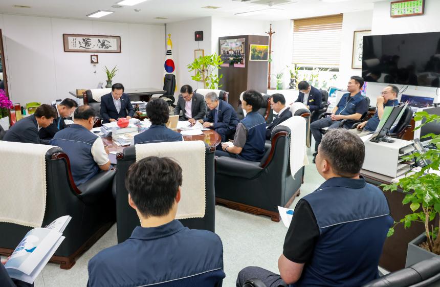 강동구 공무원노조 임원진 방문 - 1