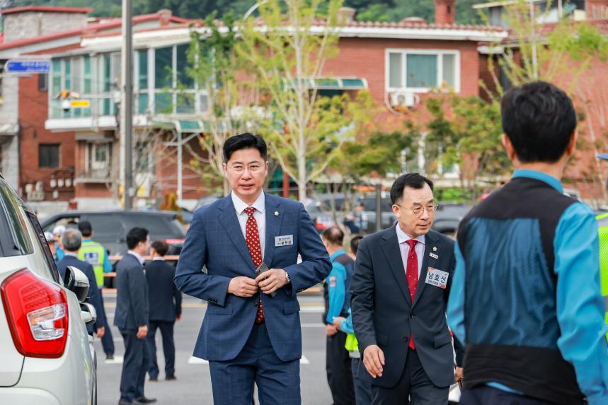 강동 모범운전자회 근무상황 점검