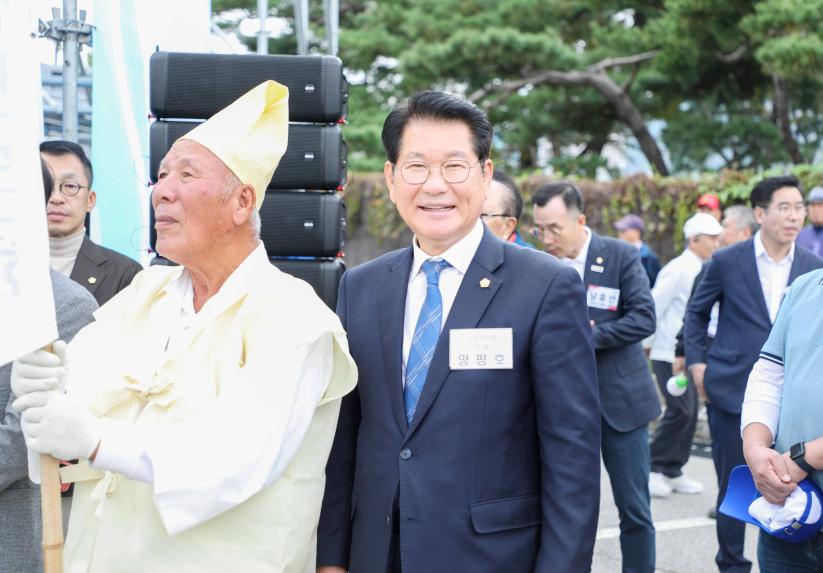 바위절마을 호상놀이 재연행사1