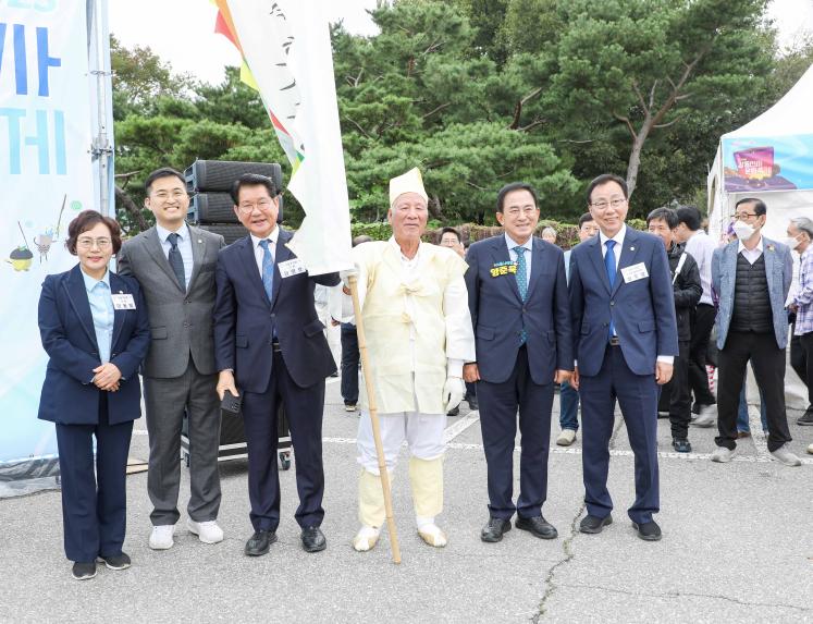 바위절마을 호상놀이 재연행사1