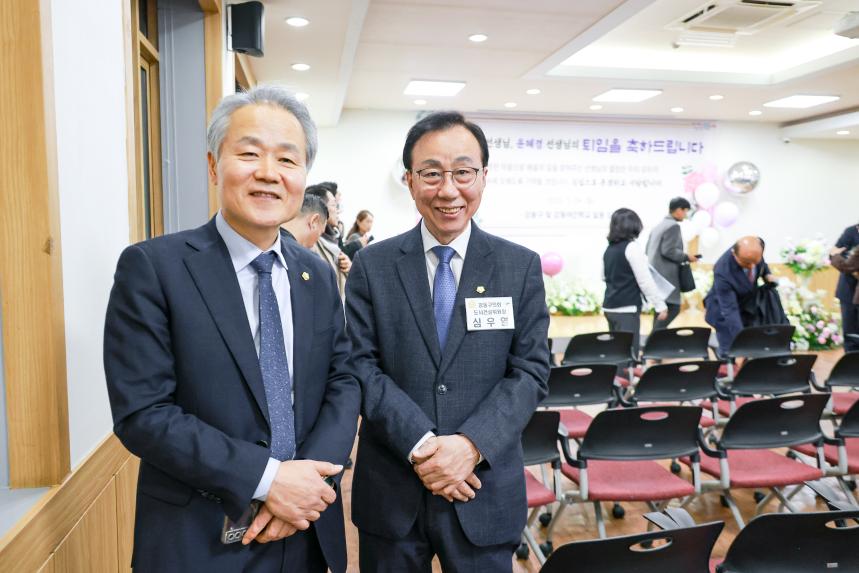 강동 야간학교수료식 및 퇴임식 