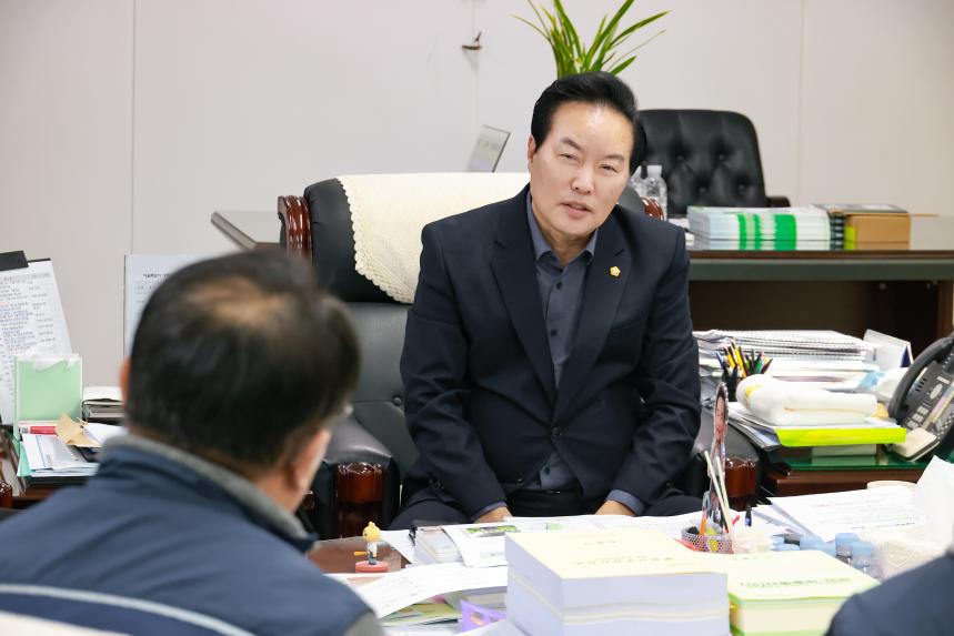 강동구 공무원노조 의회방문 