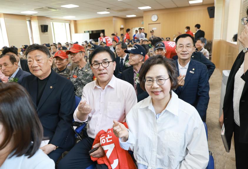 월남전참전자회 강동구지회장 이‧취임식