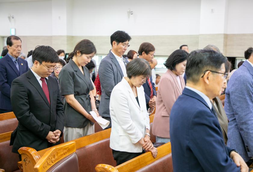 강동구 교회연합회 주관 6.25 통일염원기도회 