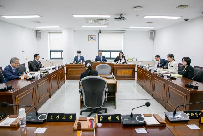 제325회 정례회 제4차 문화복지위원회